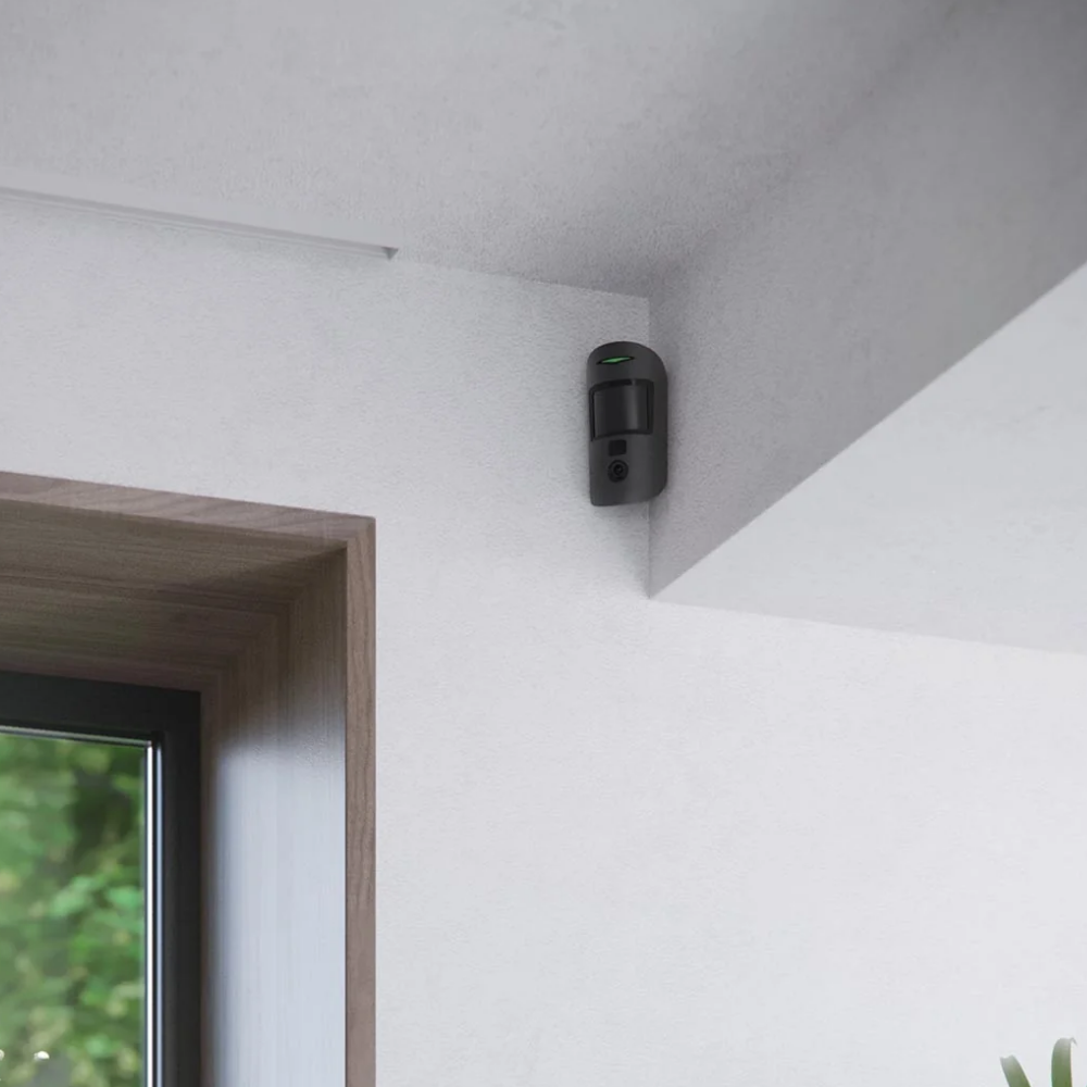Ajax MotionCam (PhOD) Jeweller – Wireless PIR Motion Detector with Photo on Demand & Visual Alarm Verification (Black, 9NA)