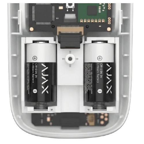 Ajax MotionCam (Jeweller) – Wireless PIR Motion Detector with Visual Alarm Verification Camera (White, 9NA)
