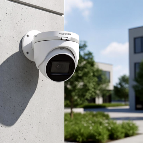 DS-2CE76H0T-ITMFS – 5MP Fixed Turret Audio-over-Coax Camera (2.8 mm, 30m EXIR 2.0, Built-in Mic, 4-in-1 TVI/AHD/CVI/CVBS, Digital WDR, IP67)