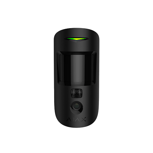 AJAX MOTIONCAM BLACK WIRELESS MOTION DETECTOR AJAX WITH CAMERA (9NA) BLACK