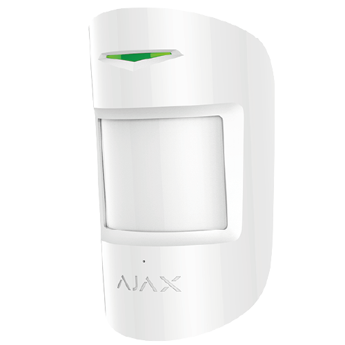 AJAX CombiProtect (Jeweller) – Wireless Motion & Acoustic Glass Break Detector (White, 9NA)