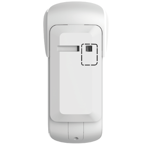 Ajax MotionCam Outdoor (Jeweller) – Wireless Outdoor Dual-PIR Motion Detector with Visual Alarm Verification (White, 9NA)