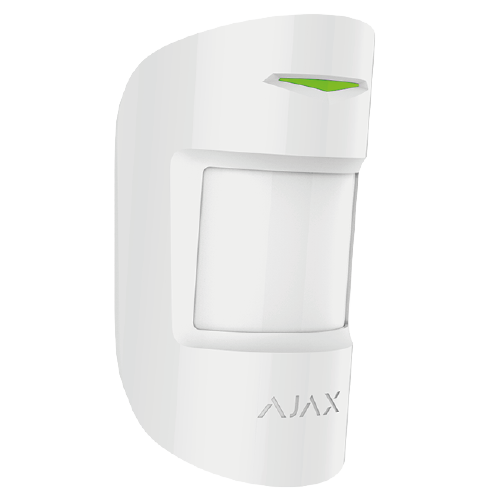 AJAX MotionProtect Plus (Jeweller) – Wireless Motion Detector with Microwave Sensor (White, 9NA)