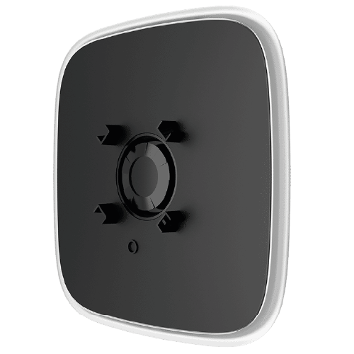 AJAX StreetSiren DoubleDeck (Jeweller) – Wireless Outdoor Siren with LED Frame and Front Panel Brandplate Mount (Black, 9NA)