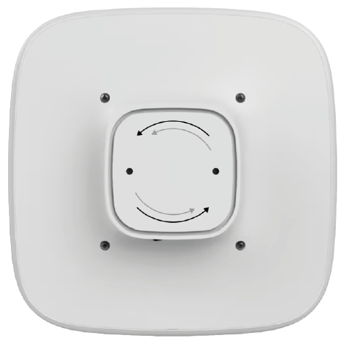 Ajax StreetSiren DoubleDeck (Jeweller) – Wireless Outdoor Siren with LED Frame and Front Panel Brandplate Mount (White, 9NA)