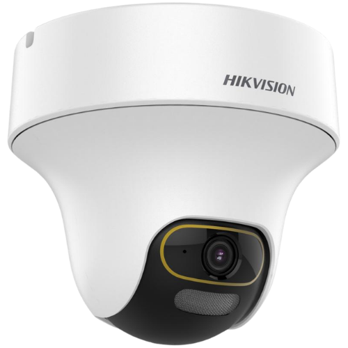 DS-2CE70DF3T-PTS – 2MP ColorVu Indoor PT Audio Turret Camera (1080p, F1.0 Super Aperture, 24/7 Full-Color, Pan-Tilt Control, 2.8 mm / 3.6 mm, 20m White Light, Built-in Mic, 130dB WDR)
