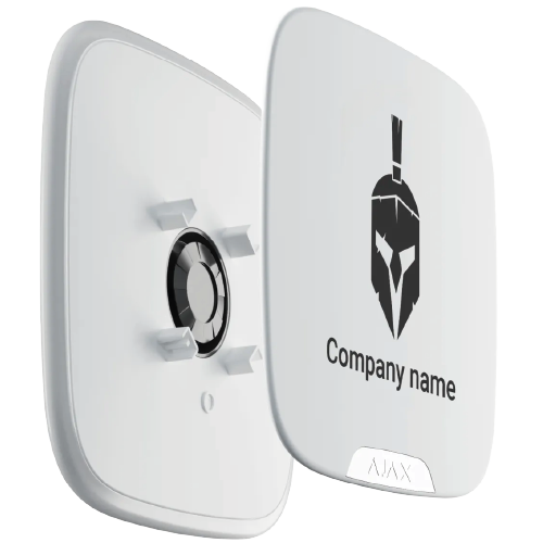 AJAX Brandplate for StreetSiren DoubleDeck (White, 10-Pack)
