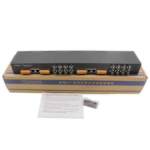 16-Channel Passive Video Balun Hub with Anti-Interference & Noise Filtering
