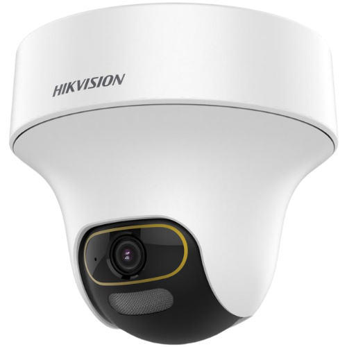 DS-2CE70DF3T-PTS – 2MP ColorVu Indoor PT Audio Turret Camera (1080p, F1.0 Super Aperture, 24/7 Full-Color, Pan-Tilt Control, 2.8 mm / 3.6 mm, 20m White Light, Built-in Mic, 130dB WDR)