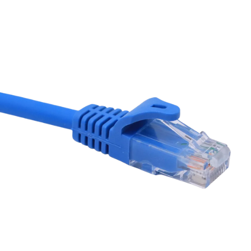 Nitrotel EngineerPro Cat6 UTP 28 AWG Slim Booted Patch Cord 3ft (Snagless, Blue)