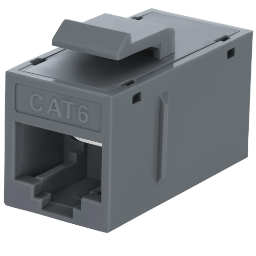 550350 (TOL31) Cat6 RJ45 Inline Coupler Keystone Jack