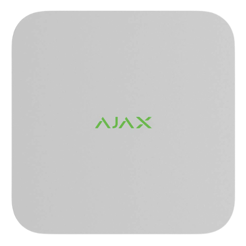 Ajax NVR (16-Channel) – 4K Smart Network Video Recorder (White)