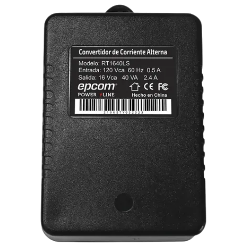 RT1640LS 16.5VAC 40VA Regulated AC Power Transformer (Black)