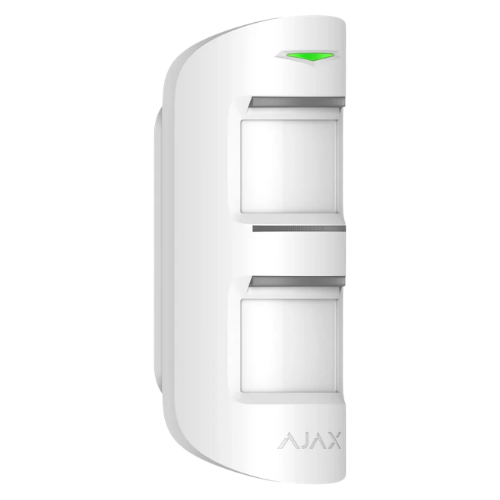 Ajax MotionProtect Outdoor (Jeweller) – Wireless Outdoor Dual-PIR Motion Detector with Anti-Masking & Pet Immunity (White, 9NA)