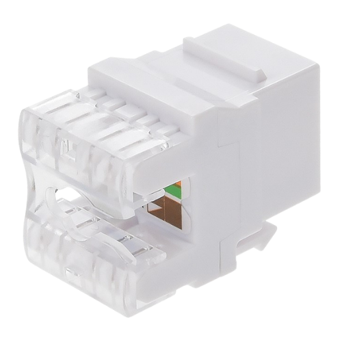 Nitrotel EngineerPro Cat6 180-Degree Slim Line UTP Keystone Jack (50µ