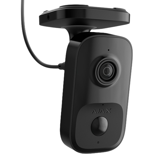 Ajax IndoorCam (4 MP) – Smart Indoor Wi-Fi Security Camera with Integrated PIR & AI (Black, 9NA)