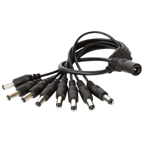 CH-DC0108 1-to-8 DC Power Splitter Cable (5.5 X 2.1 mm)