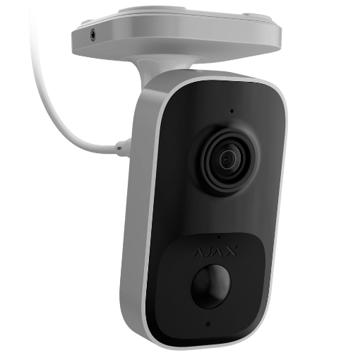 Ajax IndoorCam (4 MP) – Smart Indoor Wi-Fi Security Camera with Integrated PIR & AI (White, 9NA)