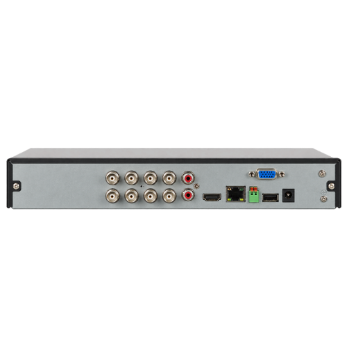 8-Channel Penta-brid 5M-N/1080P Compact 1U 1HDD WizSense Digital Video Recorder