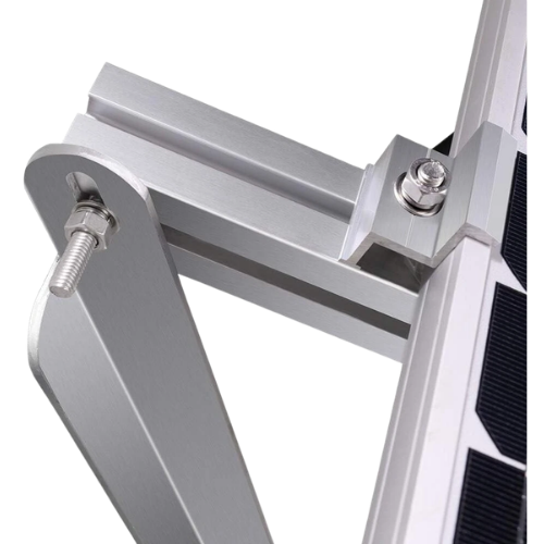 SOLARBRK – Side-of-Pole Solar Panel Mounting Bracket for 50W to 100W Panels (Heavy-Duty Aluminum/Steel, Mount Only)