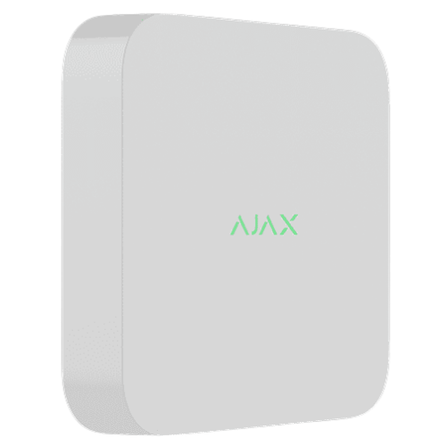 Ajax NVR (8-Channel) – 4K Smart Network Video Recorder (White)