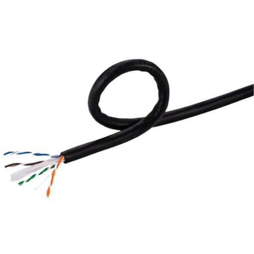 CAT6 DIRECT BURIAL OUTDOOR UTP 23 AWG 4 PAIR BARE COPPER NO GEL FULL COPPER