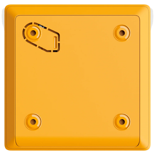 Ajax ManualCallPoint (Yellow) Jeweller – Wireless Addressable Resettable Emergency Button with Transparent Protective Lid (9NA)