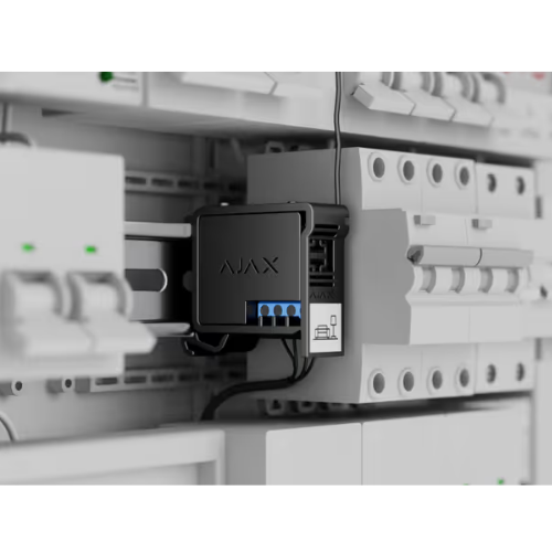 Ajax DIN Holder (Black) | DIN Rail Mounting Bracket