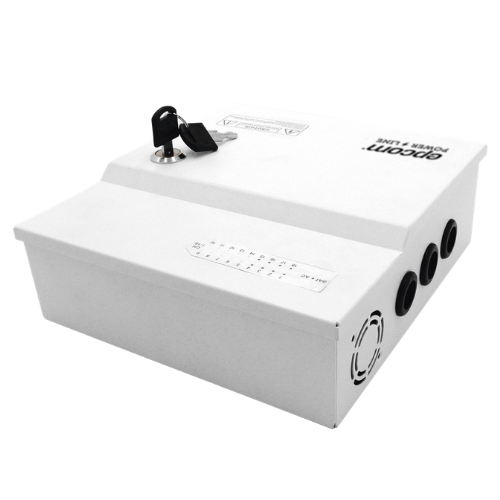 12–14.8VDC 20A 18-Channel Power Supply Box with Battery Backup Capacity