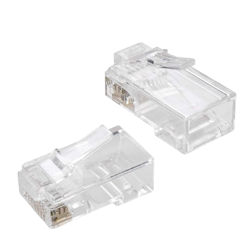 RJ45 CONNECTOR CAT5 UNARMORED EASY PUNCHING 100Pcs PACKAGE