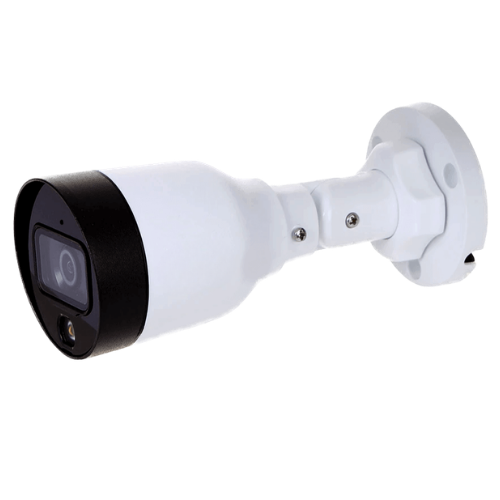 4MP Full-Color Fixed Bullet IP Camera 2.8mm (IPC-HFW1439S1-A-LED-S4, Built-in Mic, 15m Warm LED, Smart H.265+, 120dB WDR, IP67, PoE)