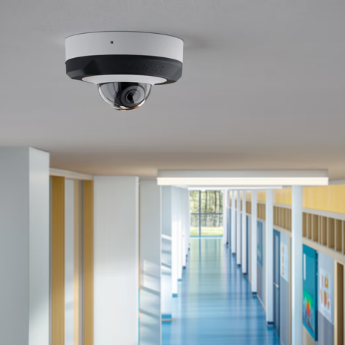 Ajax DomeCam Mini (5 MP / 2.8 mm) – Vandal-Resistant Smart IP Dome Camera (White, ASP)