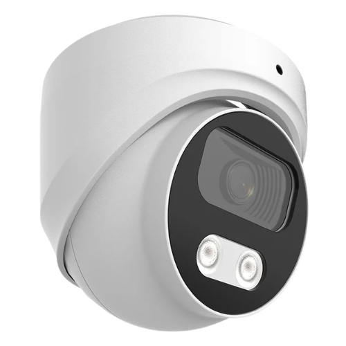 OEM HI-D5SBFC28-DA IP Turret Camera 5MP Hybrid Smart Night Vision AI lite Mic NDAA Compliant