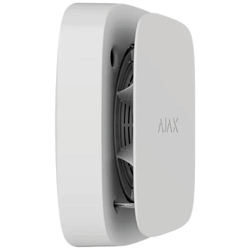 AJAX FireProtect 2 RB (Heat/Smoke/CO) Jeweller – Wireless Smoke, Heat, and Carbon Monoxide Detector with Replaceable Batteries (White, 9NA)