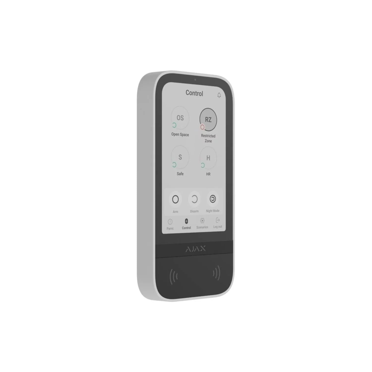 AJAX KEYPAD TOUCHSCREEN JEWELLER - HUB 2*PLUS*HYBRID*REX2 BLUETOOTH/ TAGS/CARDS/CODES TAMPER