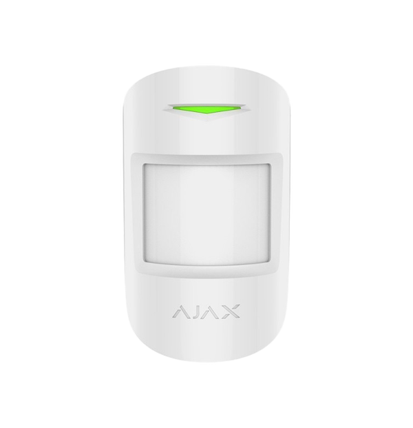 AJAX COMBIPROTECT EUROPE WIRELESS GLASS BREAKAGE AND MOTION DETECTOR WHITE EU