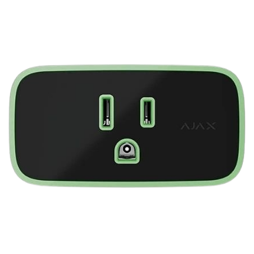 Ajax Socket Type B (Jeweller) – Wireless Smart Plug with Energy Monitoring (Black, 9NA)