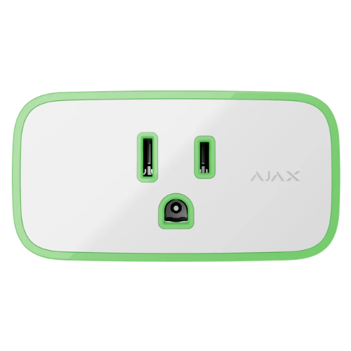 Ajax Socket Type B (Jeweller) – Wireless Smart Plug with Energy Monitoring (White, 9NA)