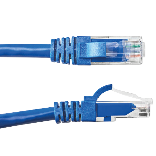 Cat6 UTP Patch Cable 7ft (2.13m, RJ45, Snagless Boot, Blue)