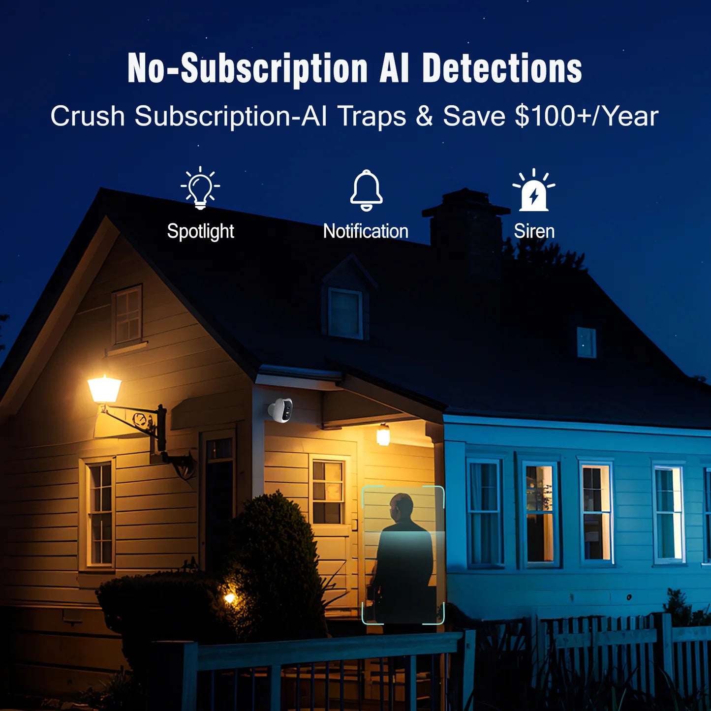 BatMan BC3U AI detection interface showing mobile app monitoring