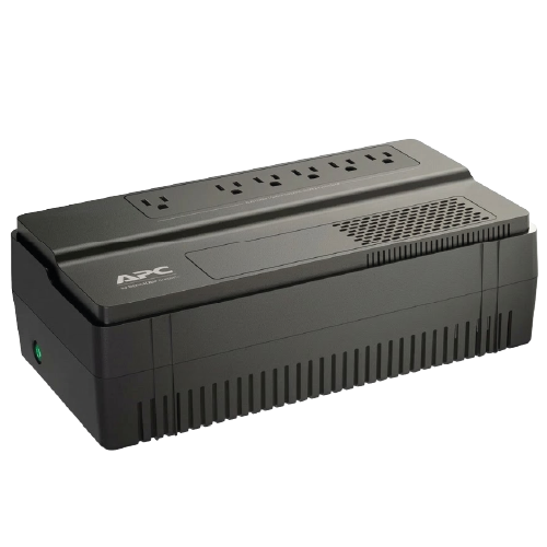 APC Easy UPS BV 1000VA / 600W Line-Interactive Battery Backup 120V (Boost AVR Voltage Regulation, 6 NEMA 5-15R Outlets, Wall-Mount Keyholes, Cold-Start Function, Black)