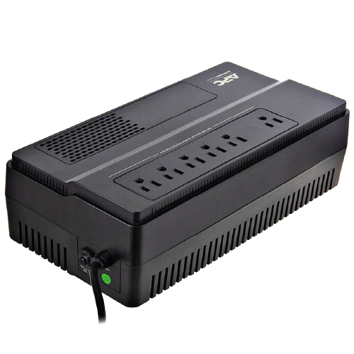 APC Easy UPS BV 1000VA / 600W Line-Interactive Battery Backup 120V (Boost AVR Voltage Regulation, 6 NEMA 5-15R Outlets, Wall-Mount Keyholes, Cold-Start Function, Black)