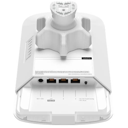 Lysora CPE5 – 5 GHz 867 Mbps Gigabit Outdoor Wireless Bridge Kit (2-Pack, 16 dBi, 5 km / 3.11 mi)
