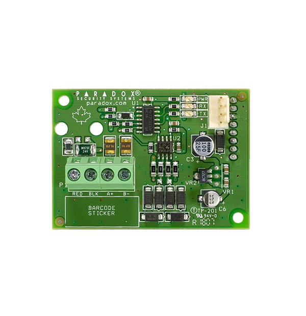 Plug-In RS485 converter to increase PCS250 wired connection / extension