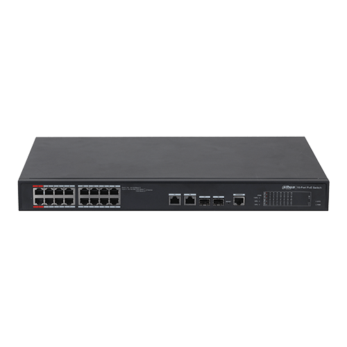 SWITCH POE ADMINIST. CAPA2 16 PUERTOS 10/100MBPS 2 PUERTOS HASTA 60W RESTANTES A 30W TOTAL MAX 240W