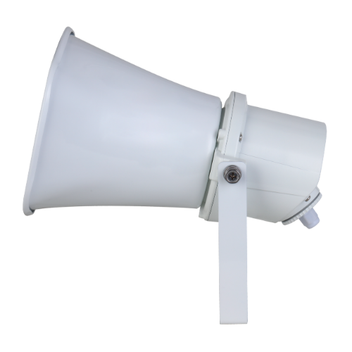 Outdoor IP Network Horn Speaker with Built-In Microphone