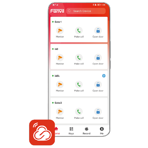 Fanvil i67 Intercom Bundle 1 Door with 120 App Licenses & Web Admin