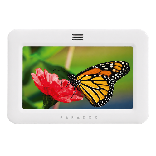 Paradox FPLATE-WKT White Decorative Faceplate Frame for TM50 Touchscreen Keypad