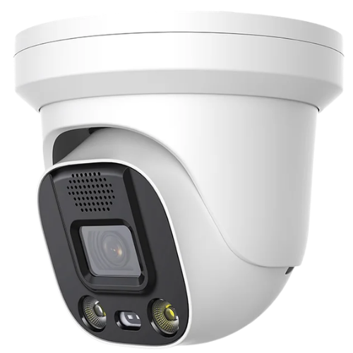 8MP 4K Starvis Pro IP Dome Camera with Active Red/Blue Deterrence, Two-Way Audio and AI Intelligence (HI-D8LCKL28AD-S)
