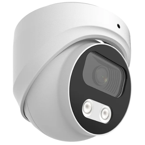 OEM HI-D8SBFC28-DA IP Turret Camera 8MP Hybrid Smart Night Vision AI lite Mic NDAA Compliant